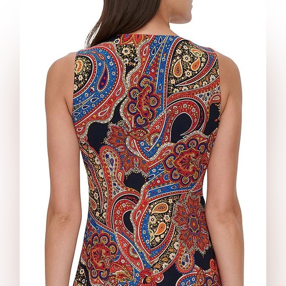 Tommy Hilfiger paisley shift dress size 4 - Picture 7 of 8